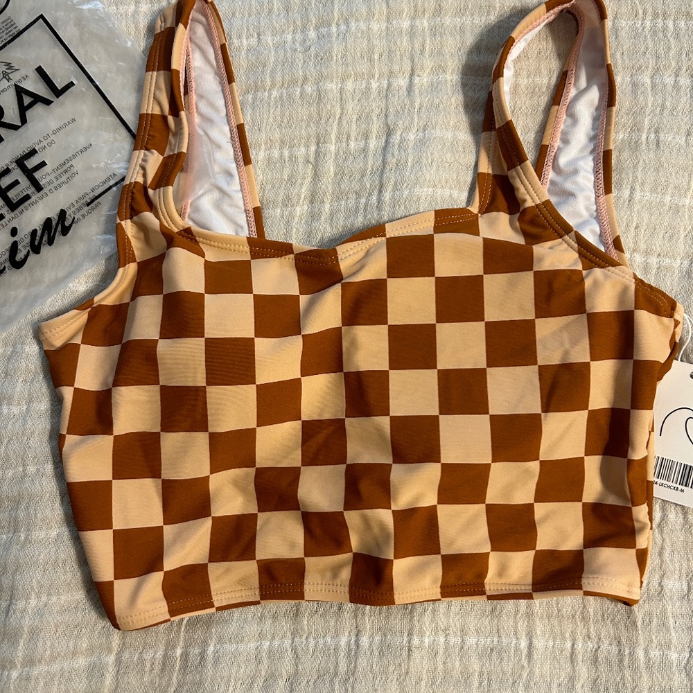 Livy and Kate checkered bikini too